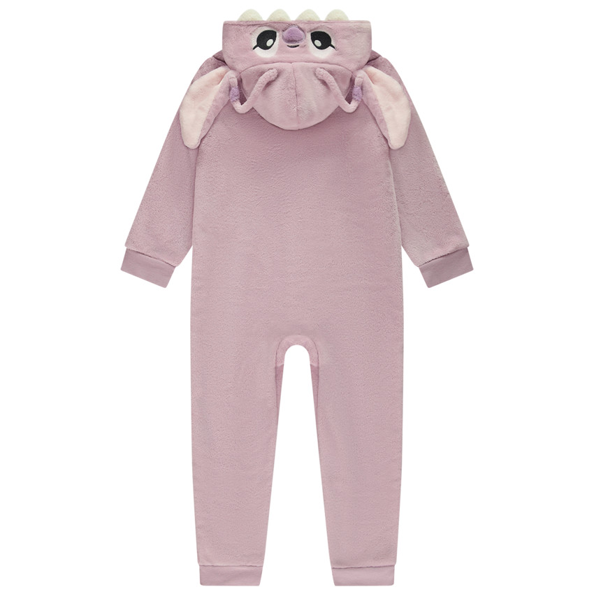 Pelele de sherpa con capucha Stitch Angel Disney para niña 