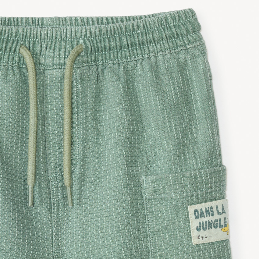 Bermudas de tela texturizada para bebé niño 