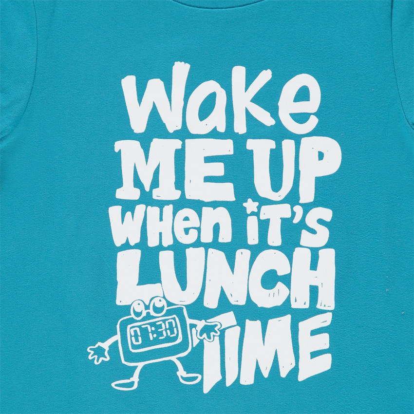 Pyjama court en jersey avec message printé 