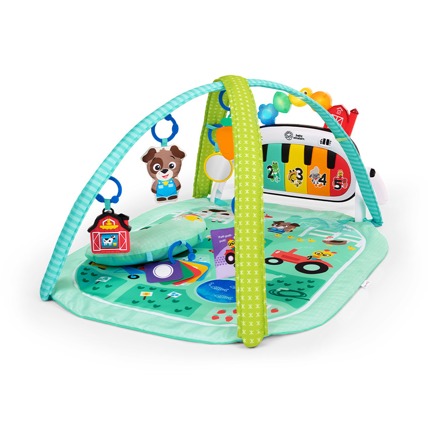 Gimnasio bebé musical 4 en 1 Kickin'Tunes Farm Explorers 