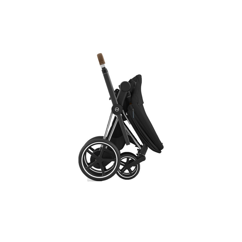 Chasis carrito Priam Chrome con detalles marrones 
