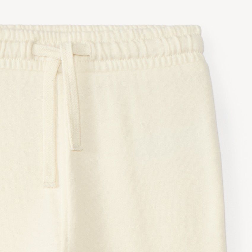 Pantalón jogging liso de felpa para bebé niña 