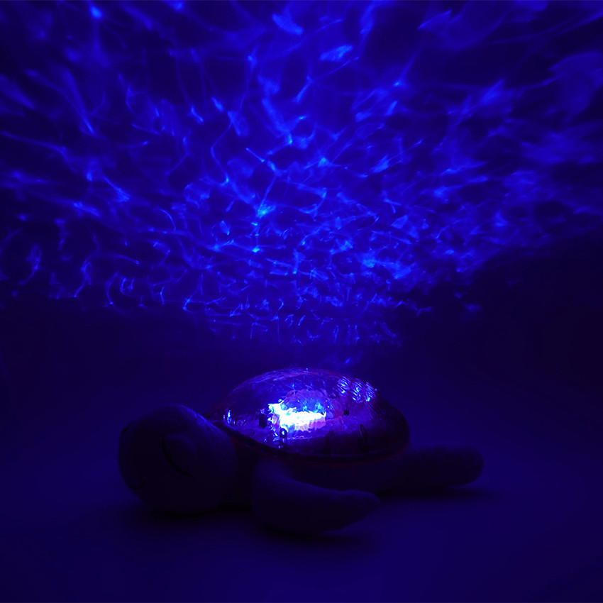 Luz quitamiedos tortuga Tranquil Turtle recargable rosa 