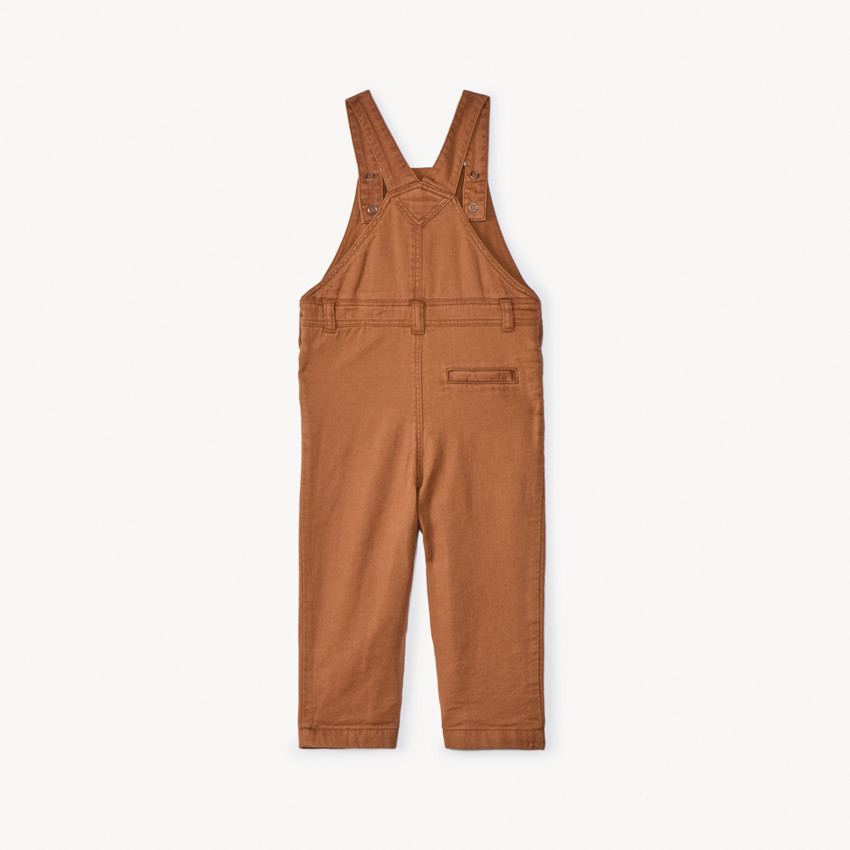 Salopette longue à badge ours pour bébé garçon 