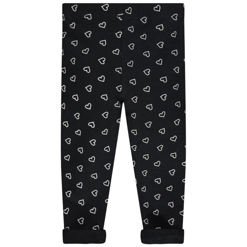 Leggings de punto con corazones estampados all over  Additional Leggings de punto con corazones estampados all over