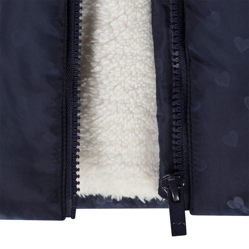 Chaqueta para el frío con capucha para bebé niña 