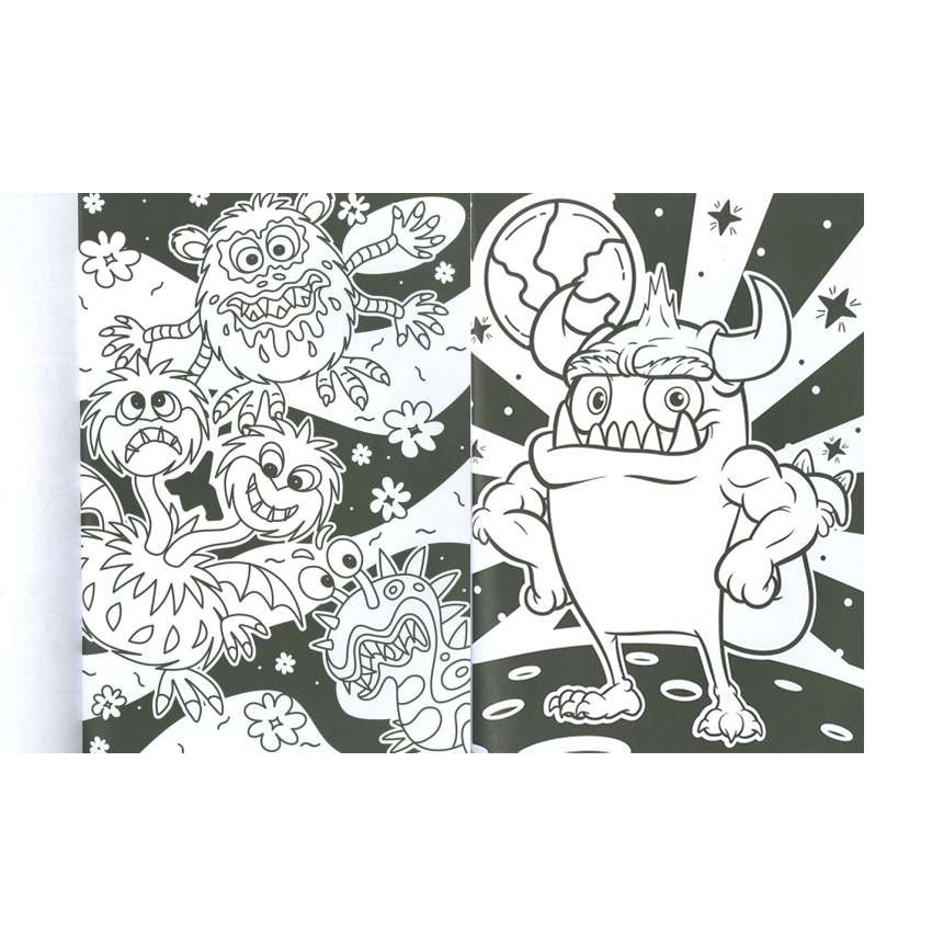 Libro para colorear – Monstruos +3 años 