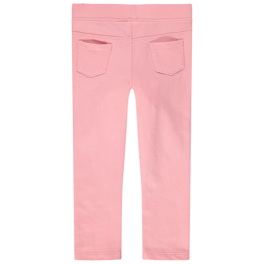 Jeggings rosas lisos con un gato de borreguillo  Additional Jeggings rosas lisos con un gato de borreguillo