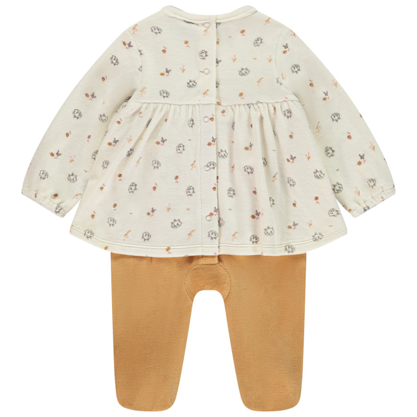 Pelele de terciopelo efecto 2 en 1 Marie Disney para bebé niña 