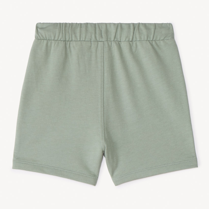 Bermudas de felpa lisa para bebé niño 