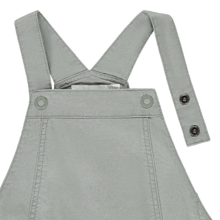 Pelele corto de tela unida para bebé niño 