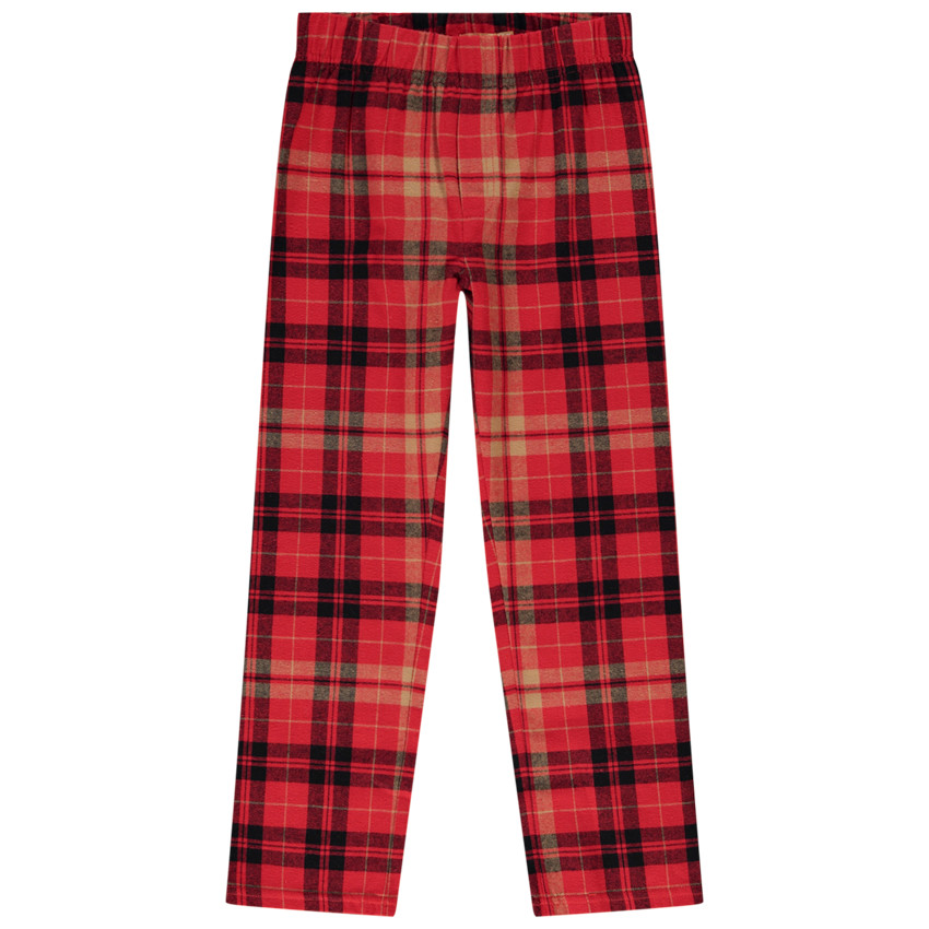 Pijama de 2 piezas con parche de reno navideño para niño 