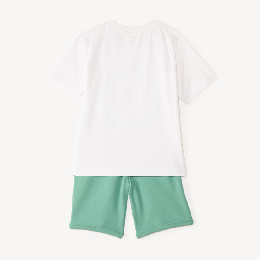 Conjunto de 2 piezas camiseta + pantalón corto con impresión lenticular Toy Story Disney - Pixar para niño. 