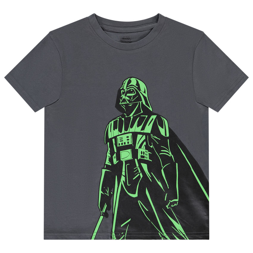 Camiseta de manga corta con estampado Star Wars Disney para niño 