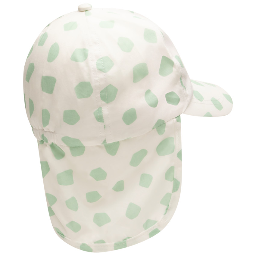 Gorra con protección para el cuello estampado jirafa + bordado 3D mate para bebé niño 