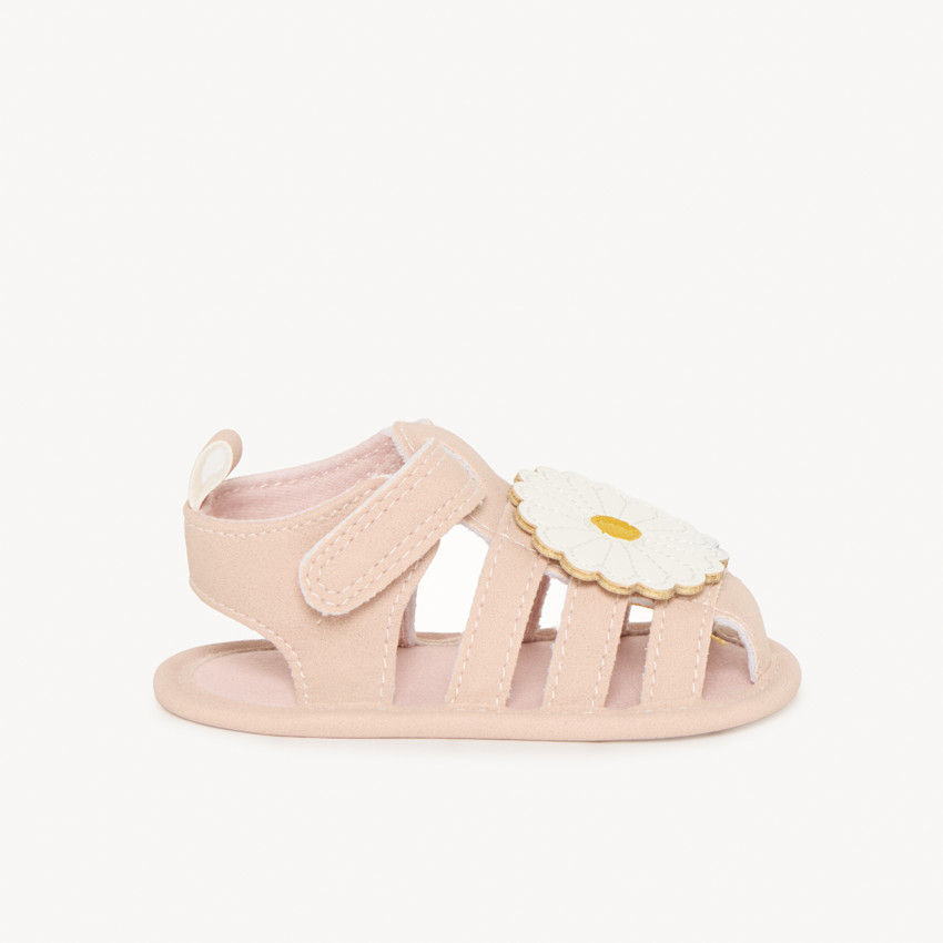 Sandalias suaves con velcro Marguerite para bebé niña 