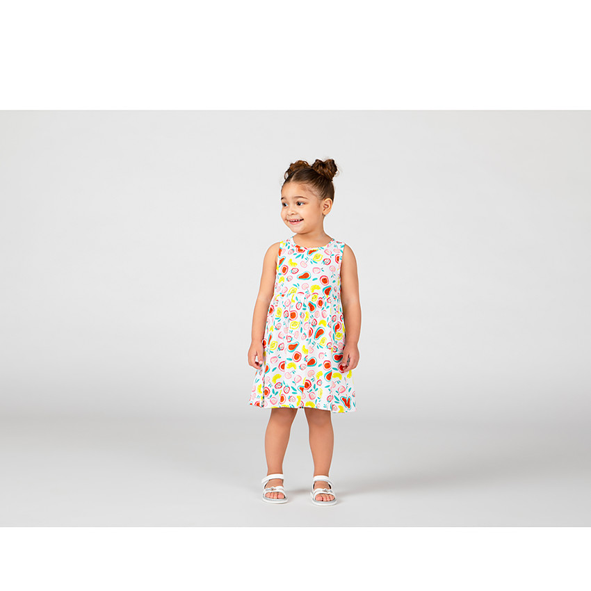 Pack de 3 vestidos de punto para niña.  Additional Pack de 3 vestidos de punto para niña.