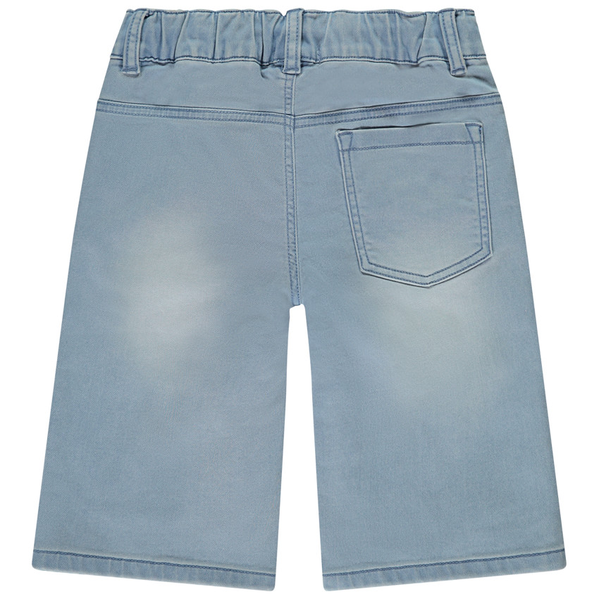 Bermudas efecto vaquero desgastado para niño 