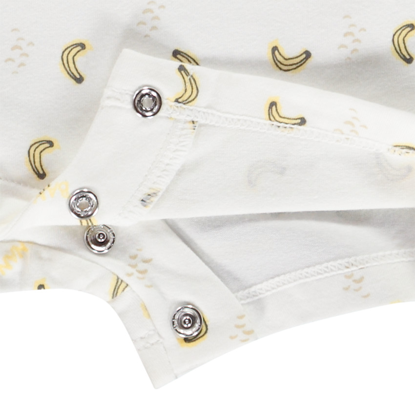 Lote de 2 monos cortos fantasía con motivos de elefante para bebé niño  Additional Lote de 2 monos cortos fantasía con motivos de elefante para bebé niño