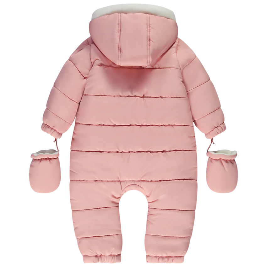 Combi-pilote unie acolchada para bebé niña con diferentes acabados según la edad 