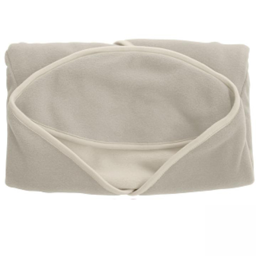 Couverture enveloppante Babynomade Fleece T1 - Taupe/Rose 