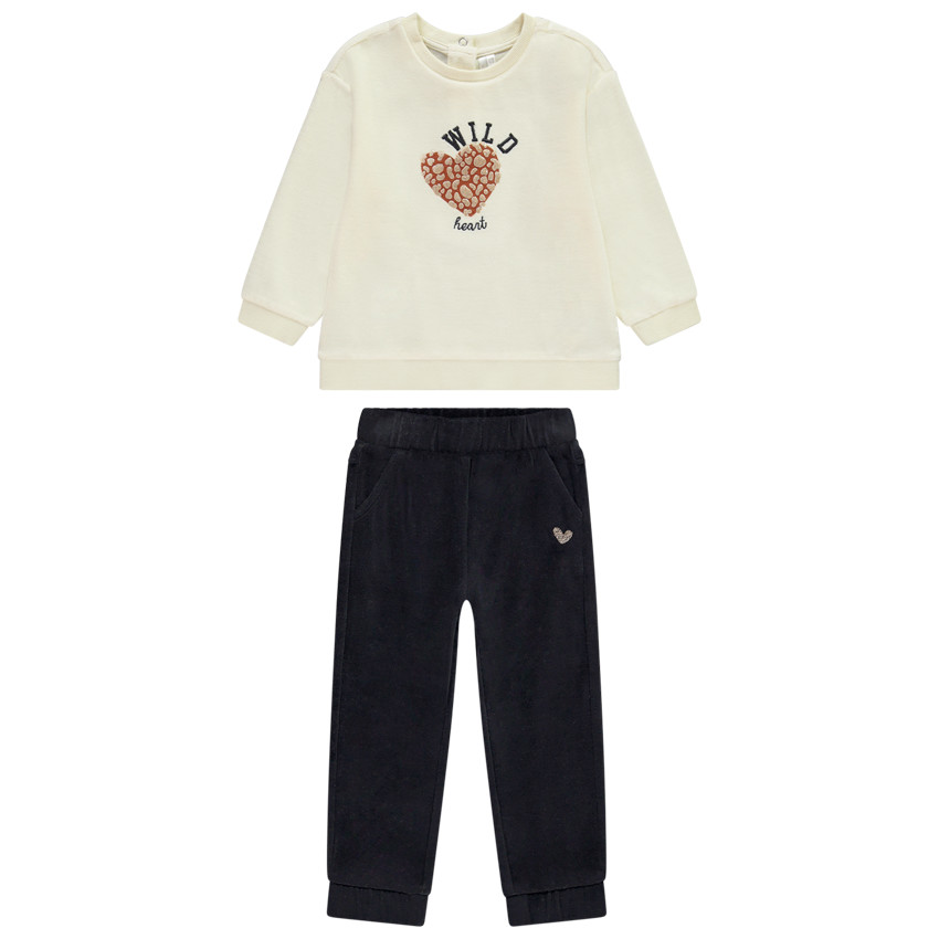 Conjunto de sudadera fantasía + pantalón de terciopelo para niña  Additional Conjunto de sudadera fantasía + pantalón de terciopelo para niña