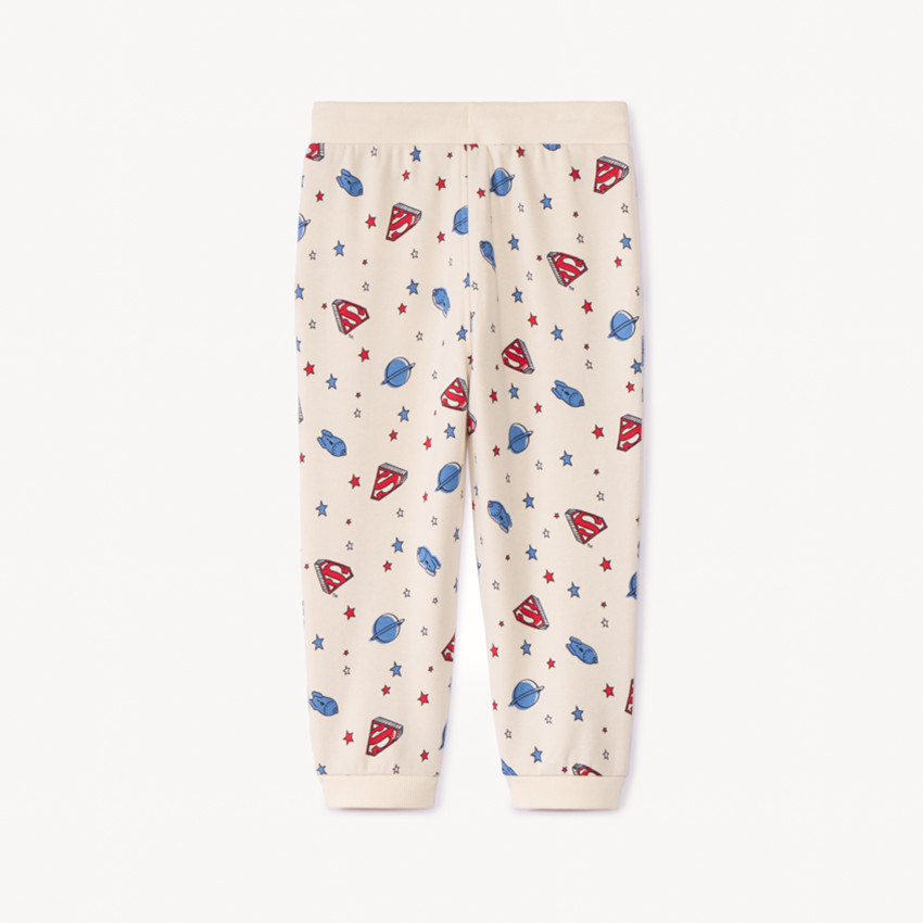 Pantalón jogging felpa estampado Superman Warner para bebé niño 