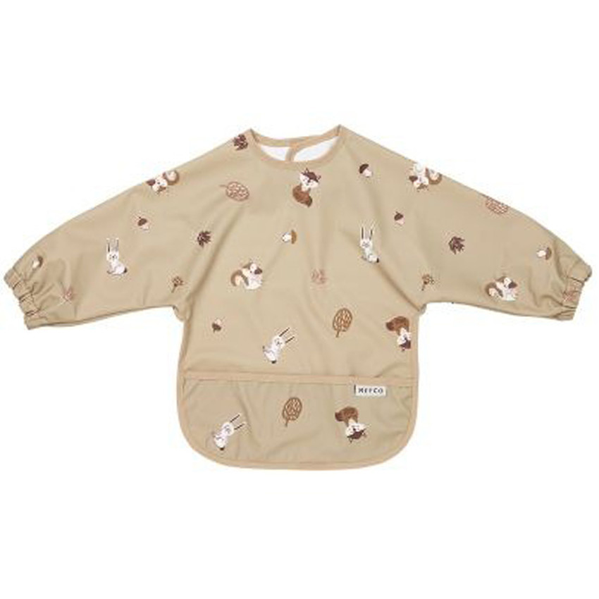 Bavoir à manches imperméable - Forest Animals - 1 Pc 