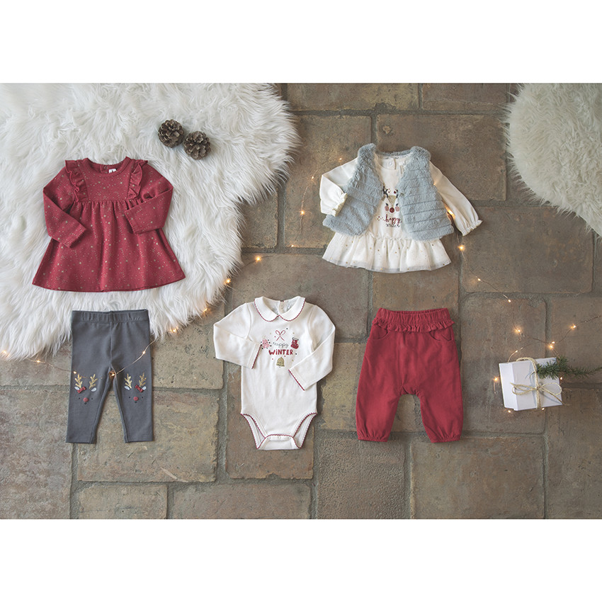 Body manga larga motivos navideños 