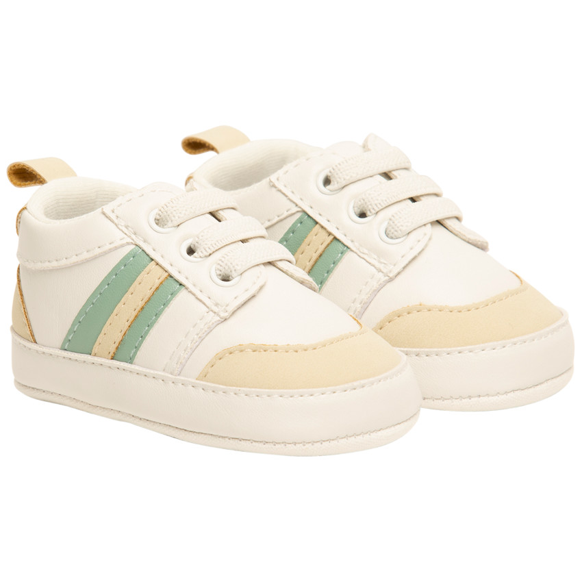 Zapatillas bajas con cordones elásticos para bebé niño 