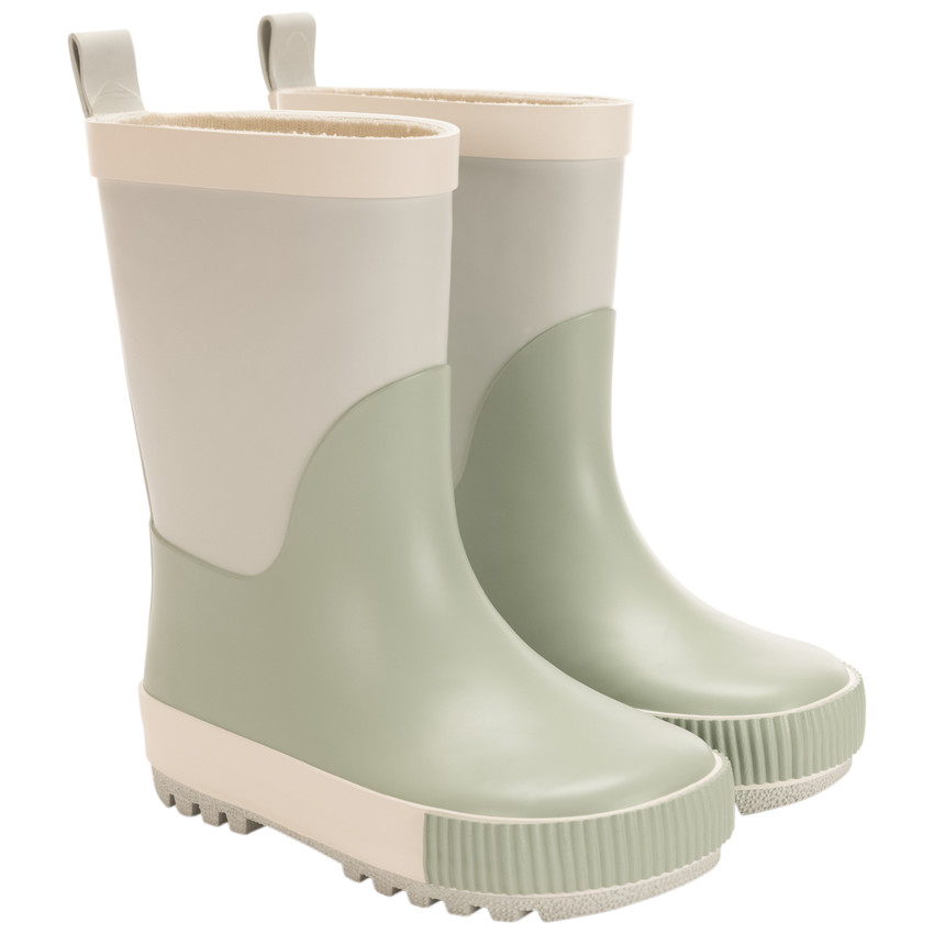 Botas de lluvia efecto degradado verde para niño 