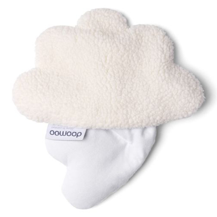 Almohadilla térmica y peluche Snoogy Cloudy blanca 