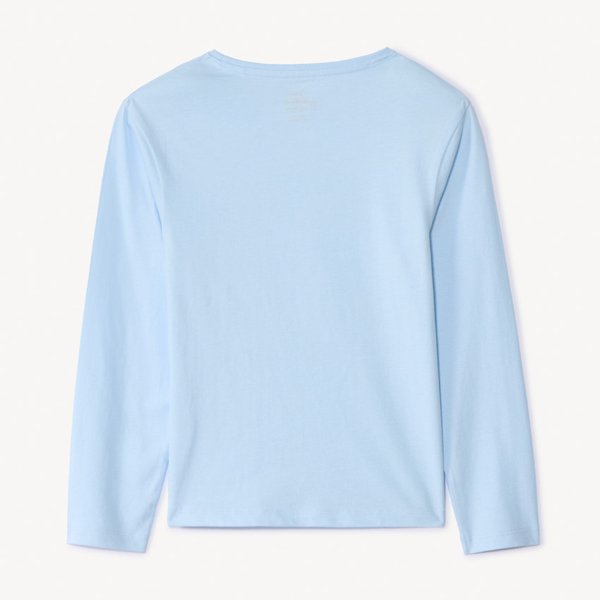 Camiseta de manga larga con estampado foil de Lilo & Stitch Disney para niña 