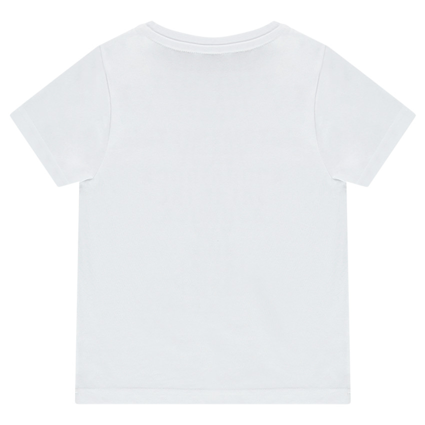 Camiseta de manga corta de punto con texto estampado 