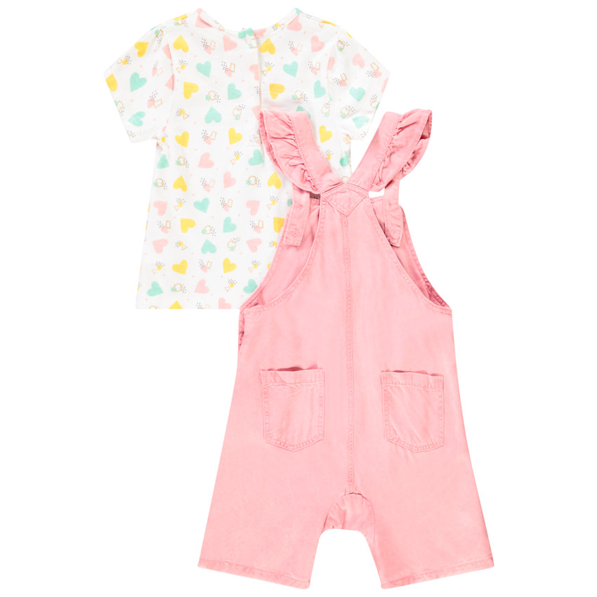 Conjunto peto y camiseta manga corta 