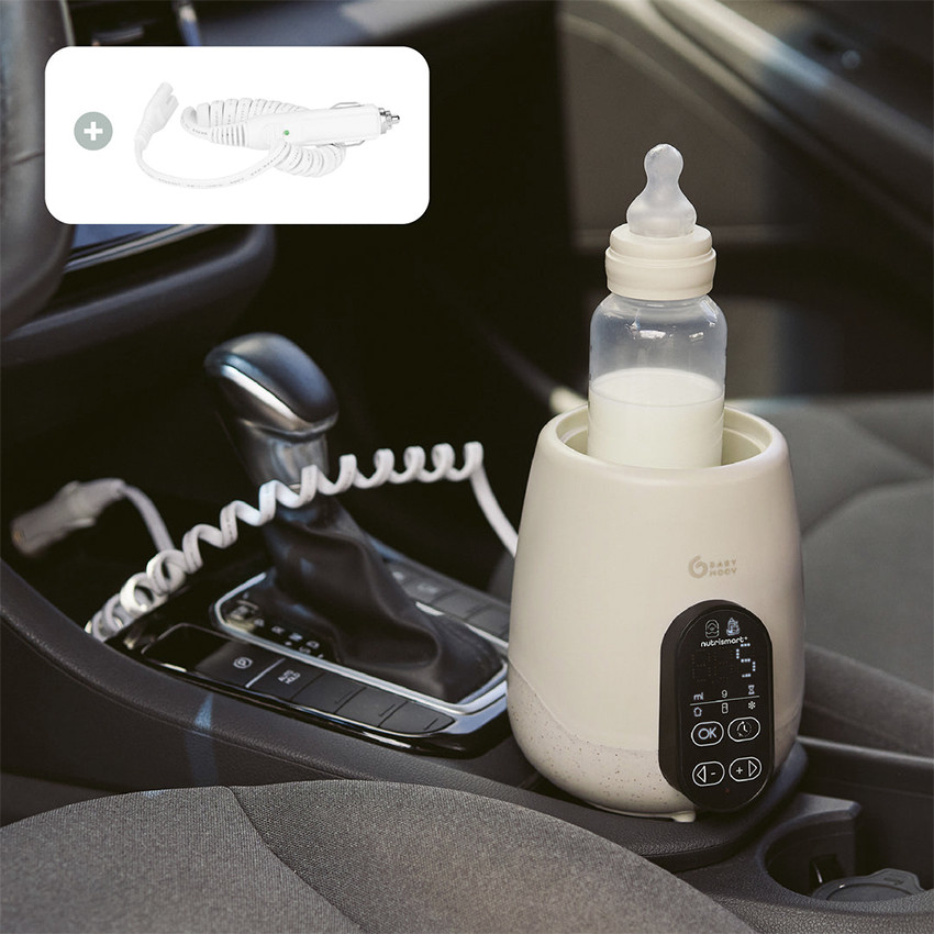 Calientabiberones y esterilizador 5 en 1 para casa y coche NutriSmart+ Mineral beige 