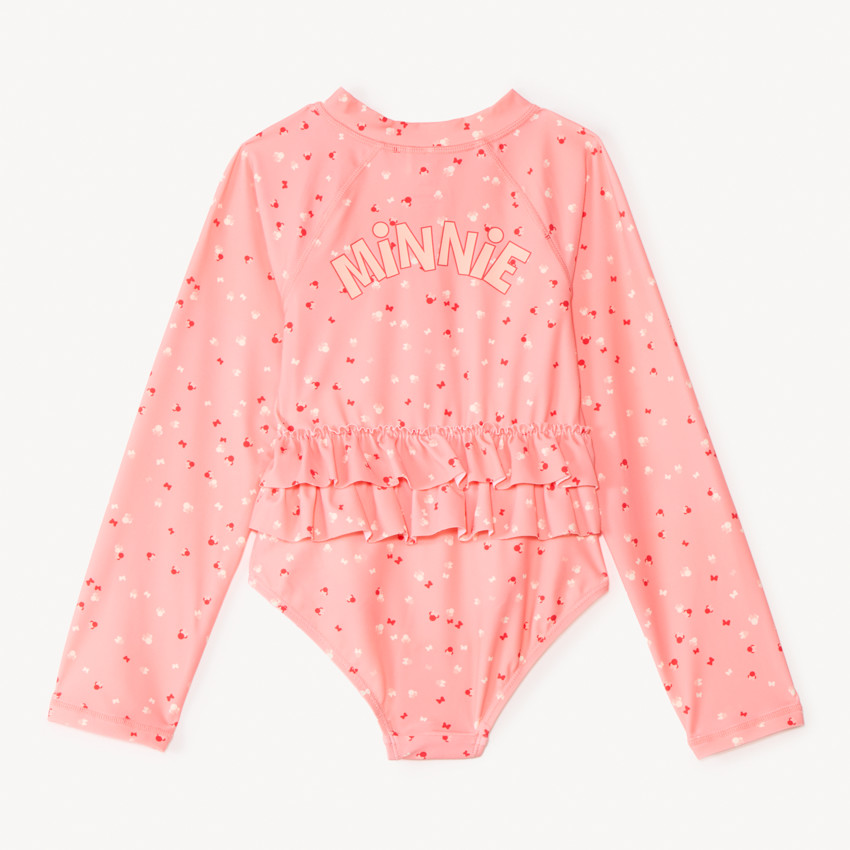 Bañador de una pieza anti-UV SPF 50+ Minnie Disney para niña 
