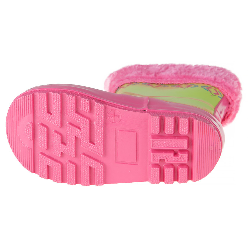 Botas de agua de pelo sintético con impreso 