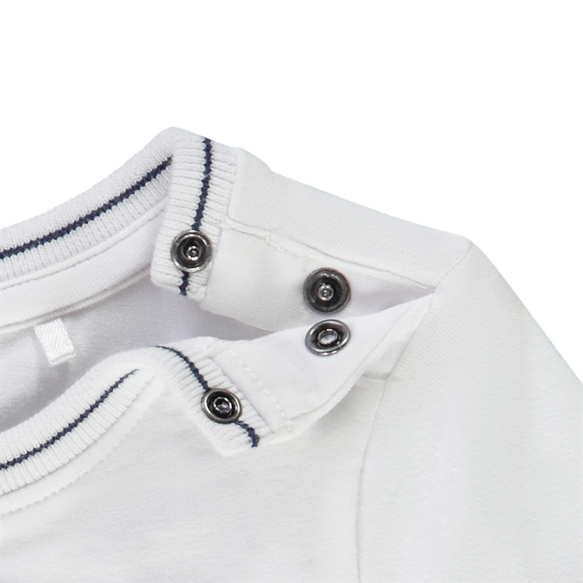 Ensemble 2 pièces t-shirt print vélo + bermuda en nid d'abeille pour bébé garçon 