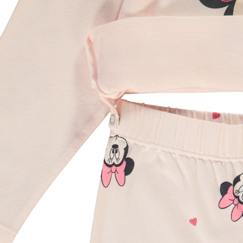 Set de pijama de punto Minnie Disney para bebé niña 