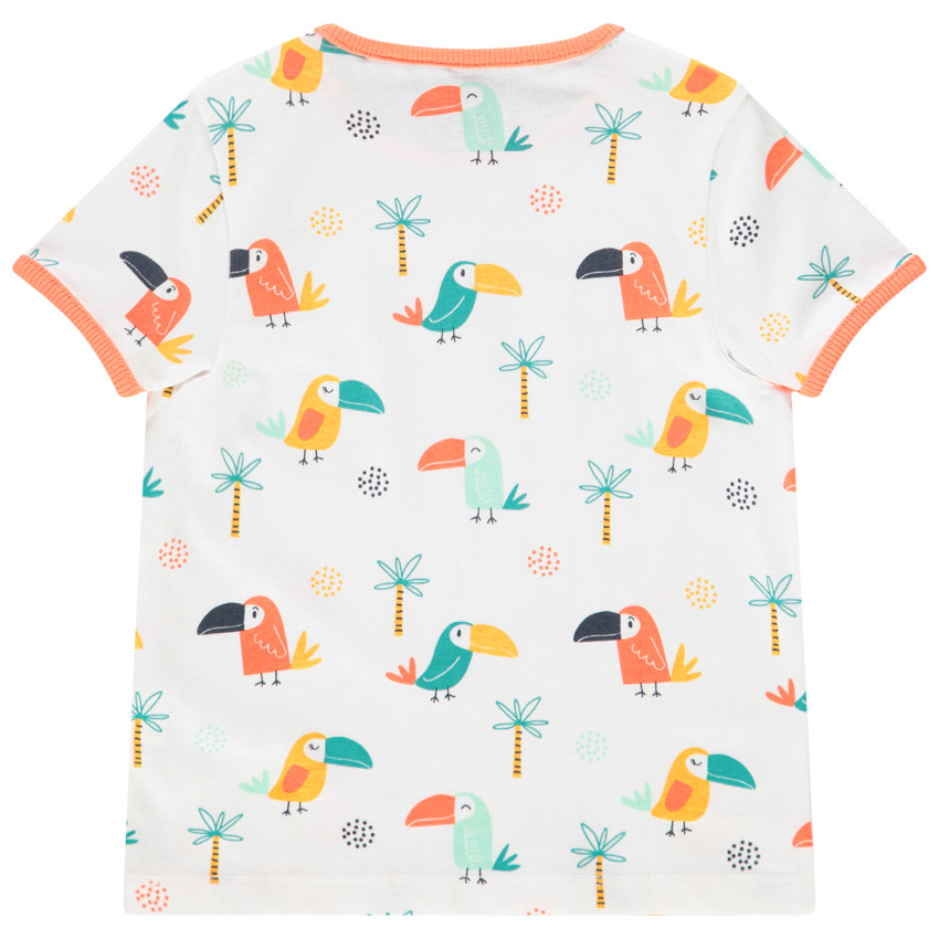 Camiseta manga corta print tucán 