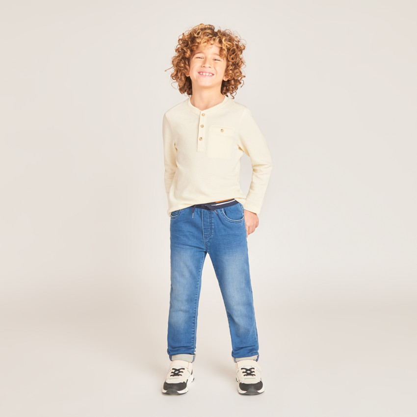 Jeans slim elásticos para niño 
