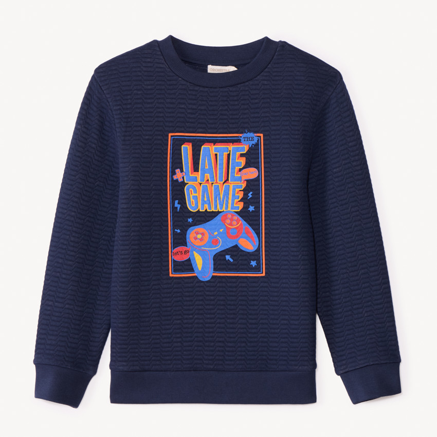 Sudadera de felpa texturizada fantasía para niño 