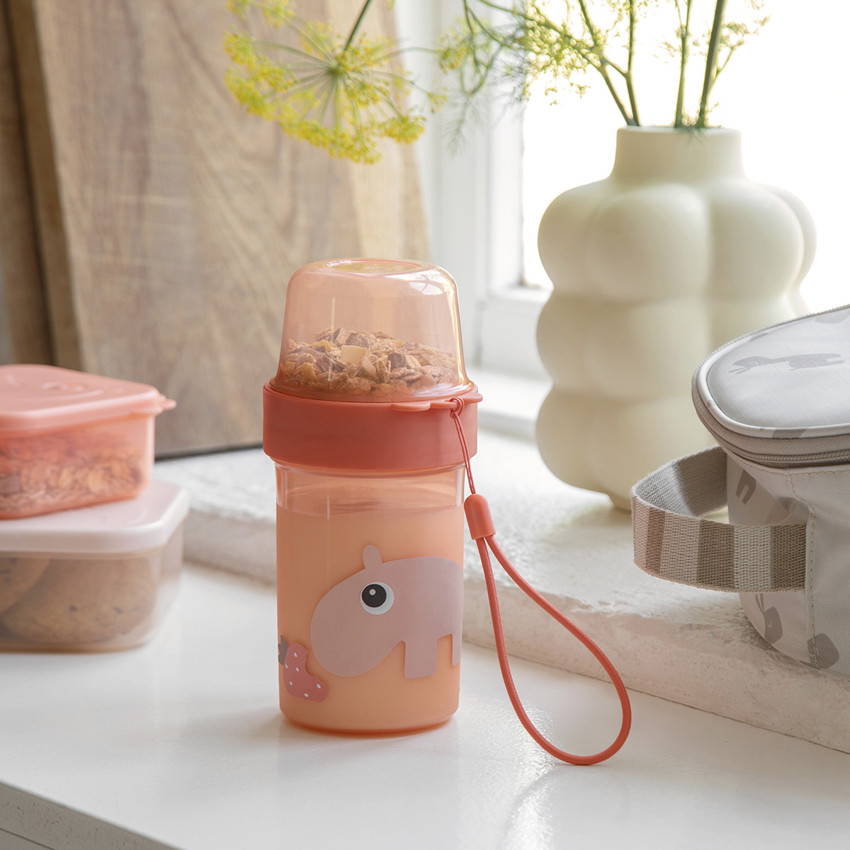 Caja alimentos doble l ozzo papaya 