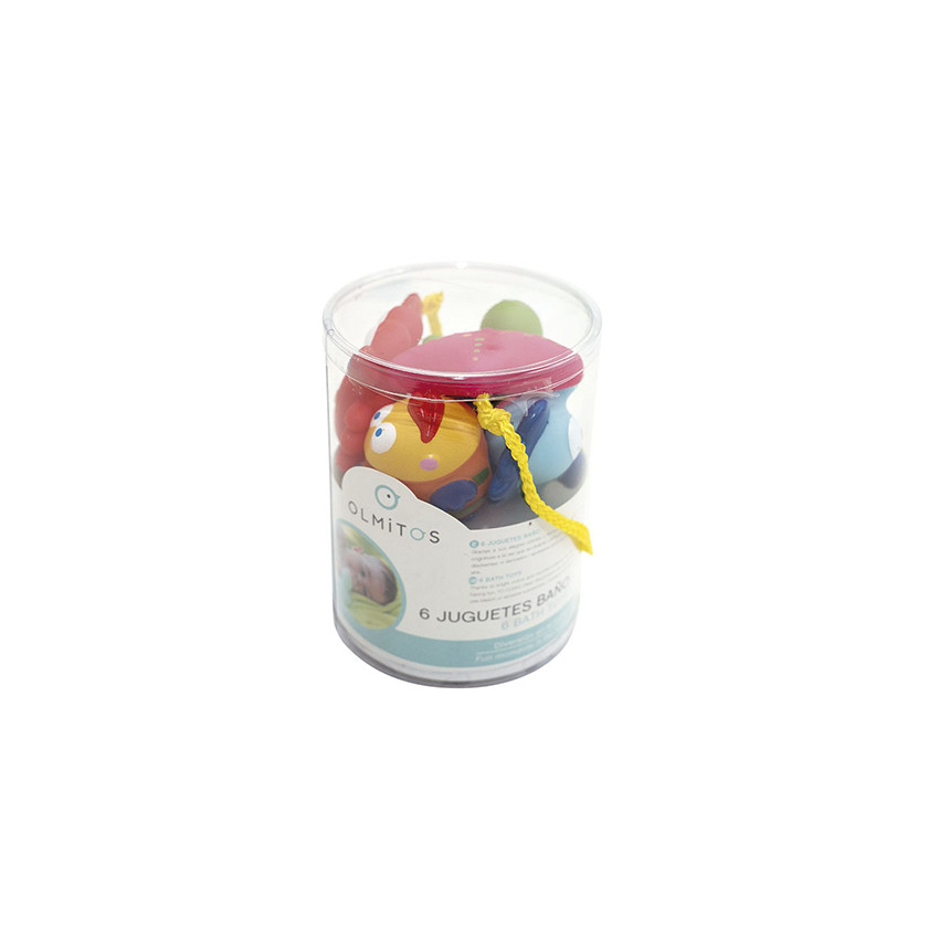 Juguetes de baño 6 uds Marine 