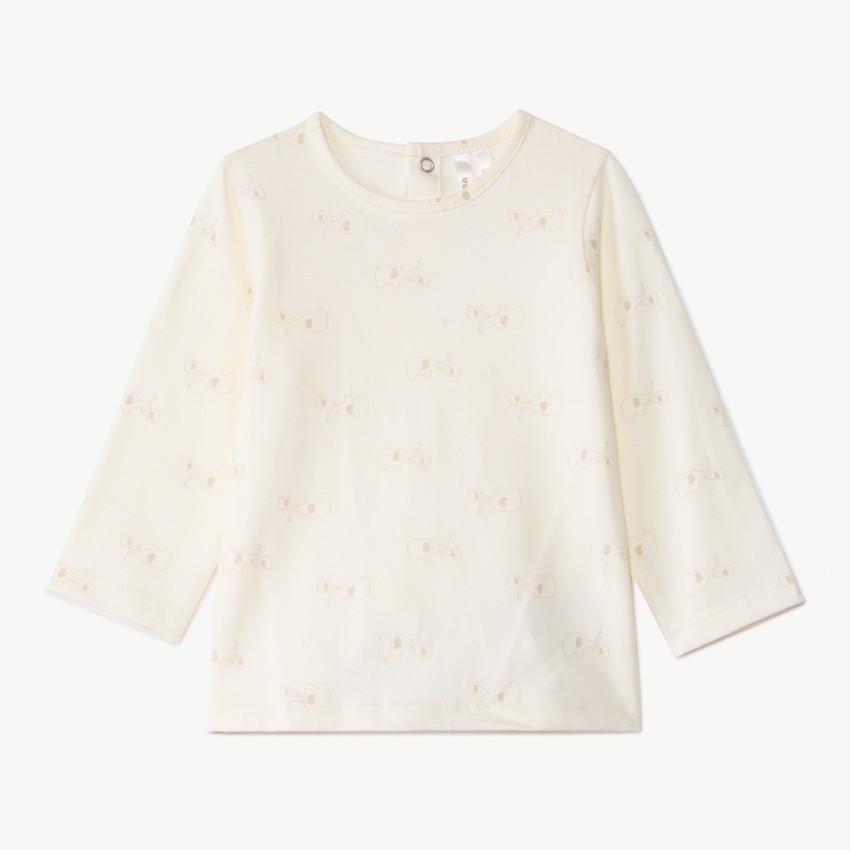 Conjunto de 2 piezas con peto para bebé niño 