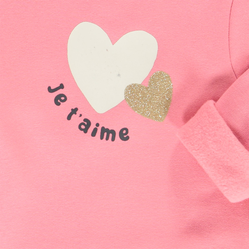 Sweat fantaisie en molleton pour bébé fille Main Sweat fantaisie en molleton pour bébé fille