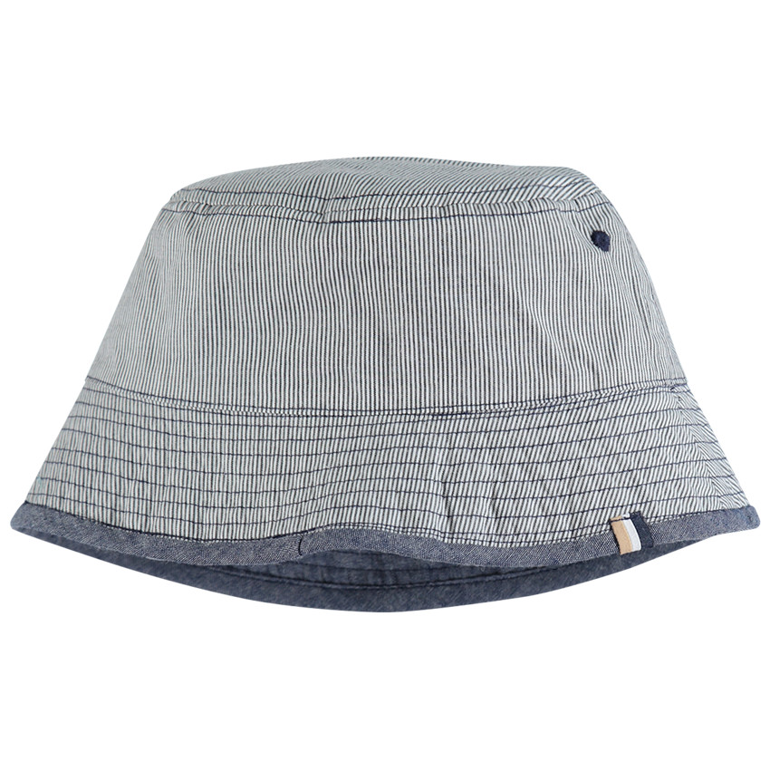 Gorro Bob reversible chambray y rayas  Additional Gorro Bob reversible chambray y rayas