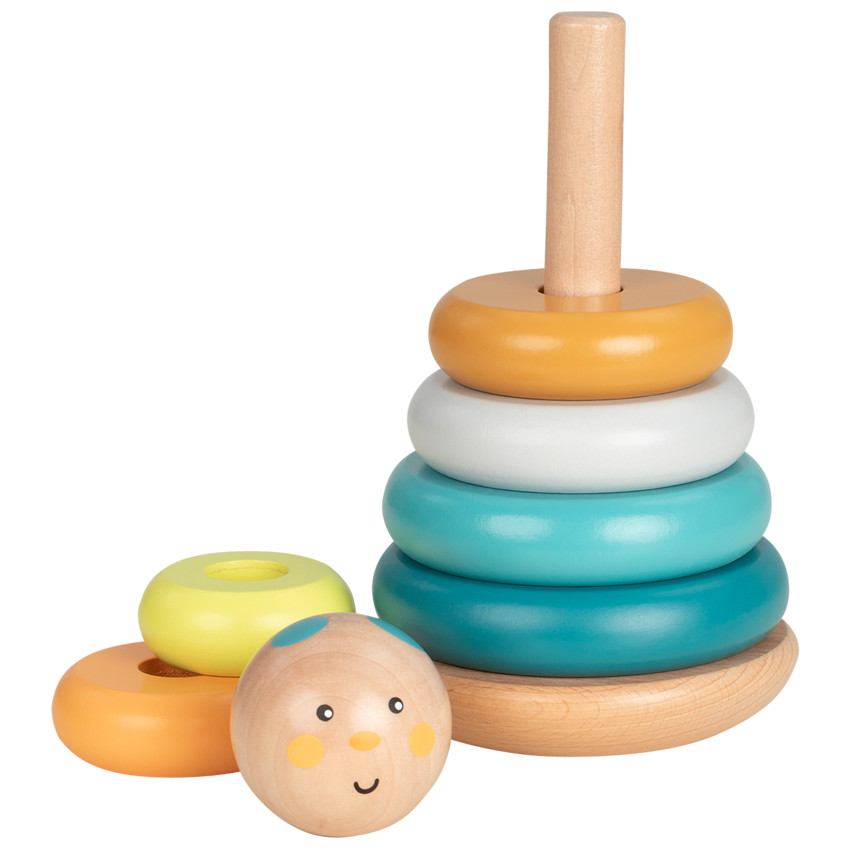 Juguete torre de apilamiento de madera Crazy Jungle  Additional Juguete torre de apilamiento de madera Crazy Jungle