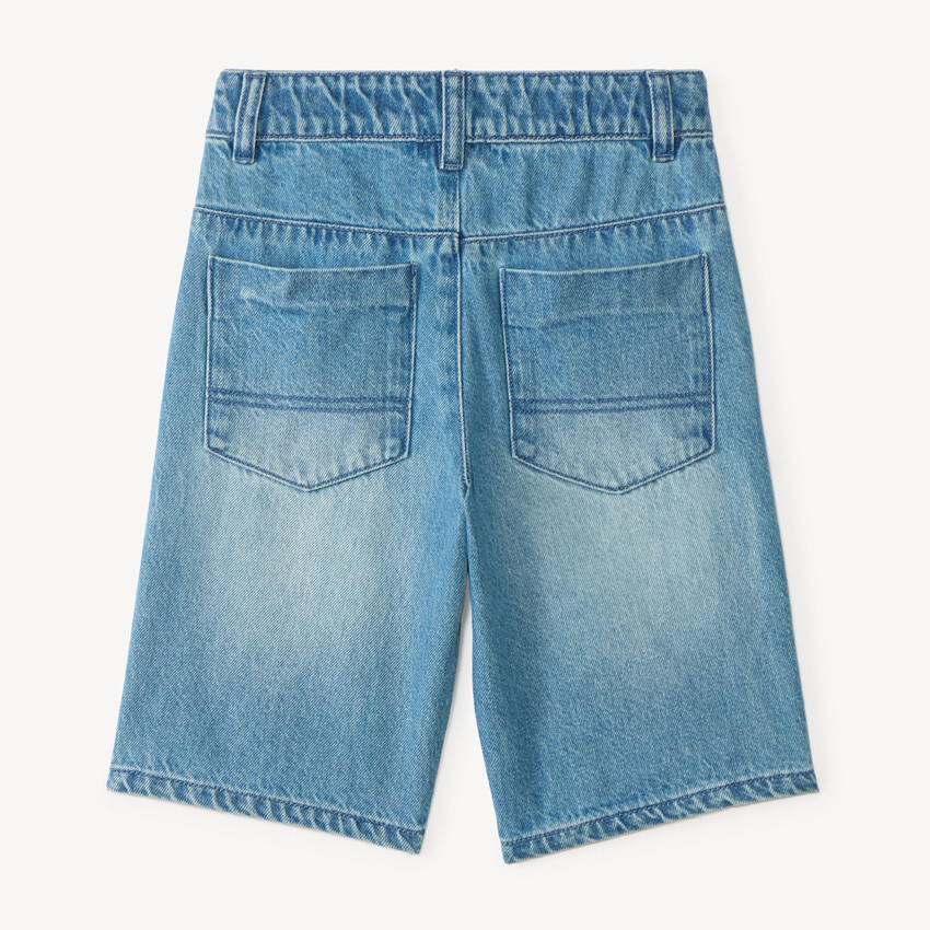 Bermudas skater de denim para niño 
